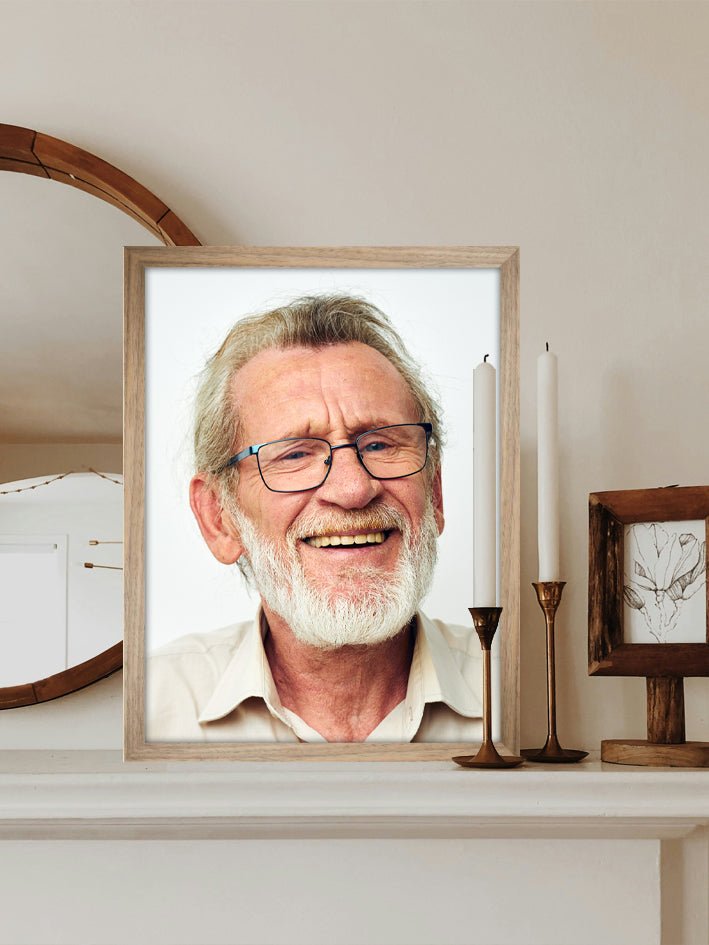 Portret - uitvaart (incl. Modern lijst) - FineArt Printing Hoorn