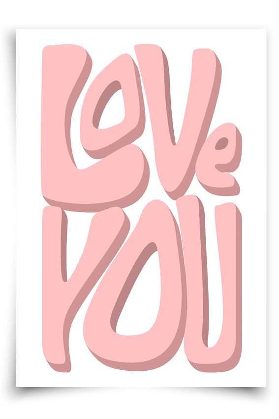 Love You - FineArt Printing Hoorn