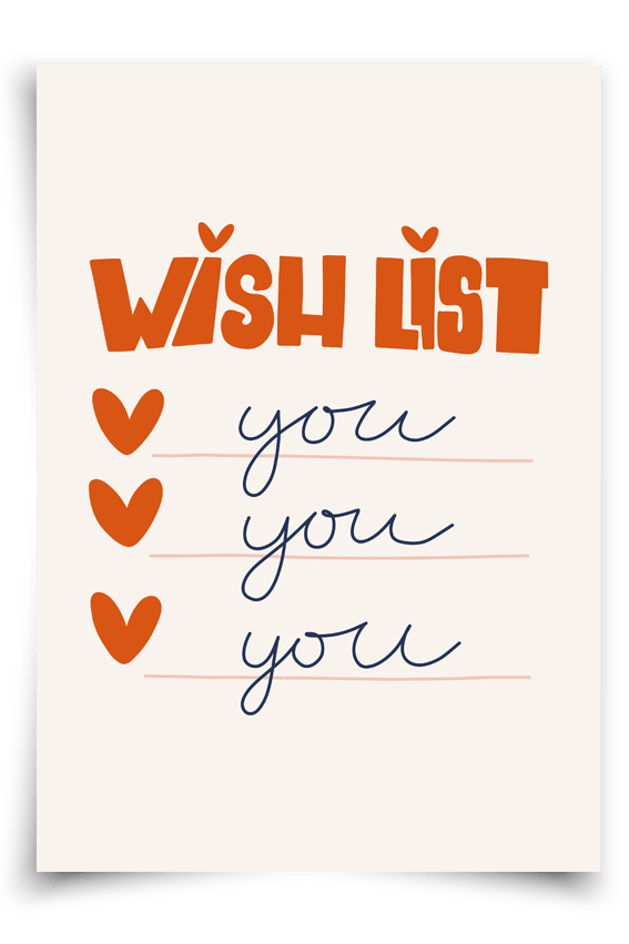 Wish List You - FineArt Printing Hoorn
